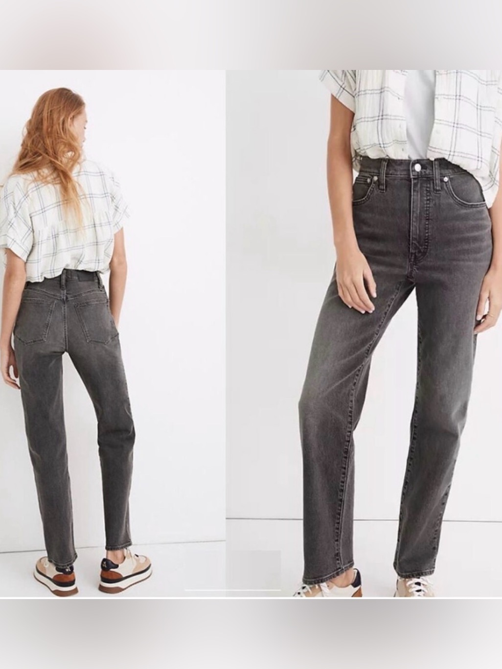 Madewell Perfect Vintage Cropped- Black